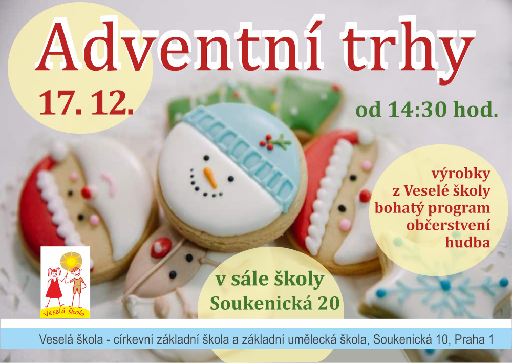 Adventní trhy ve Veselé škole