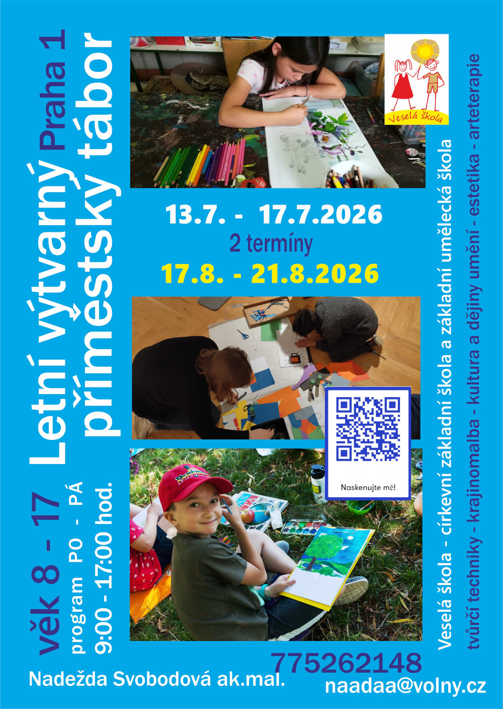 Letní výtvarný příměstský tábor - dva termíny