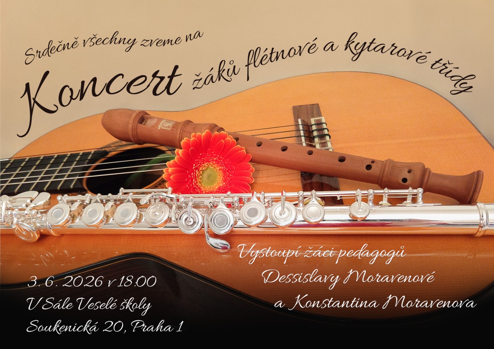 Koncert žáků Konstantina Moravenova a Dessislavy Moravenové