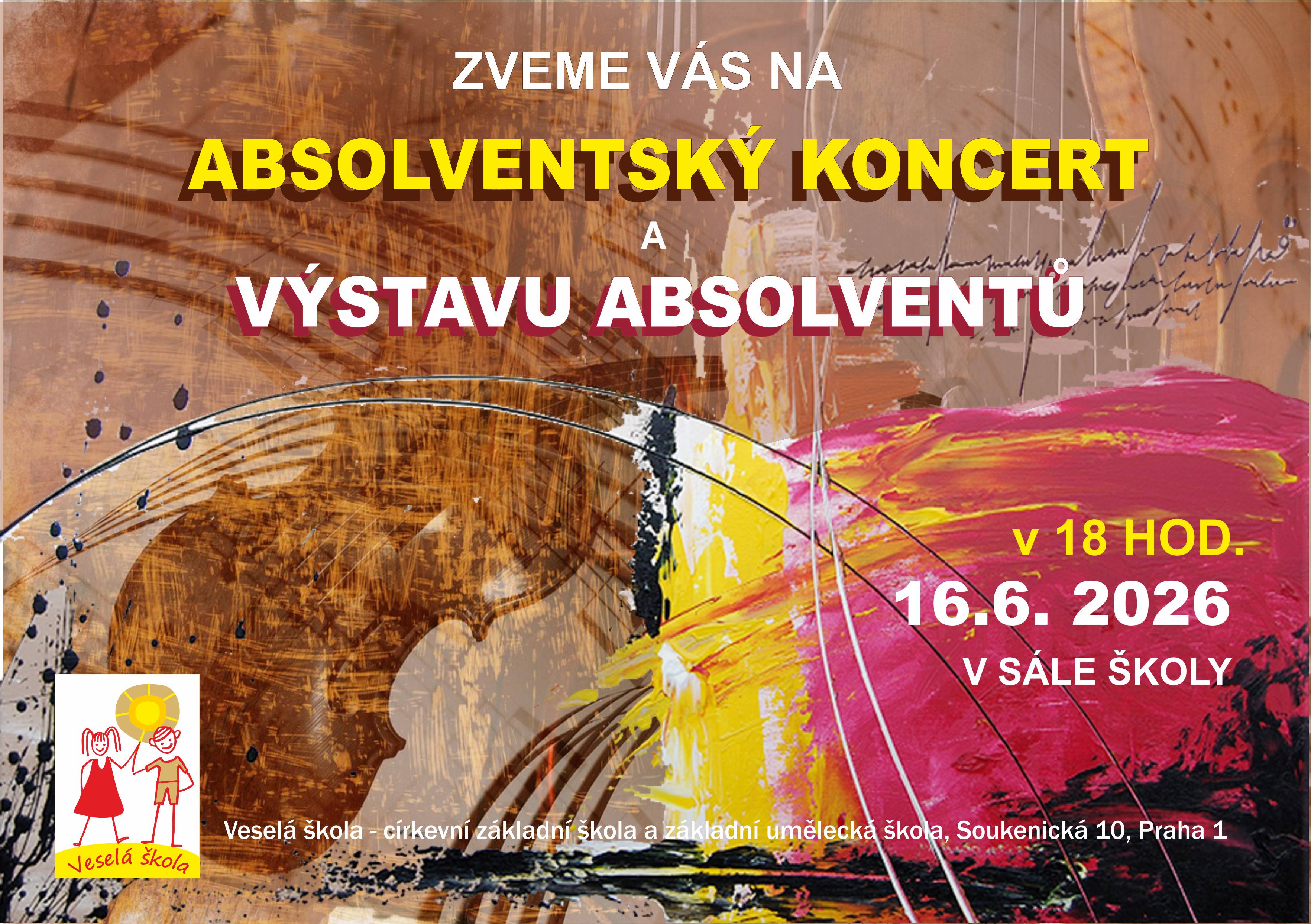 Absolventský koncert a výstava absolventů
