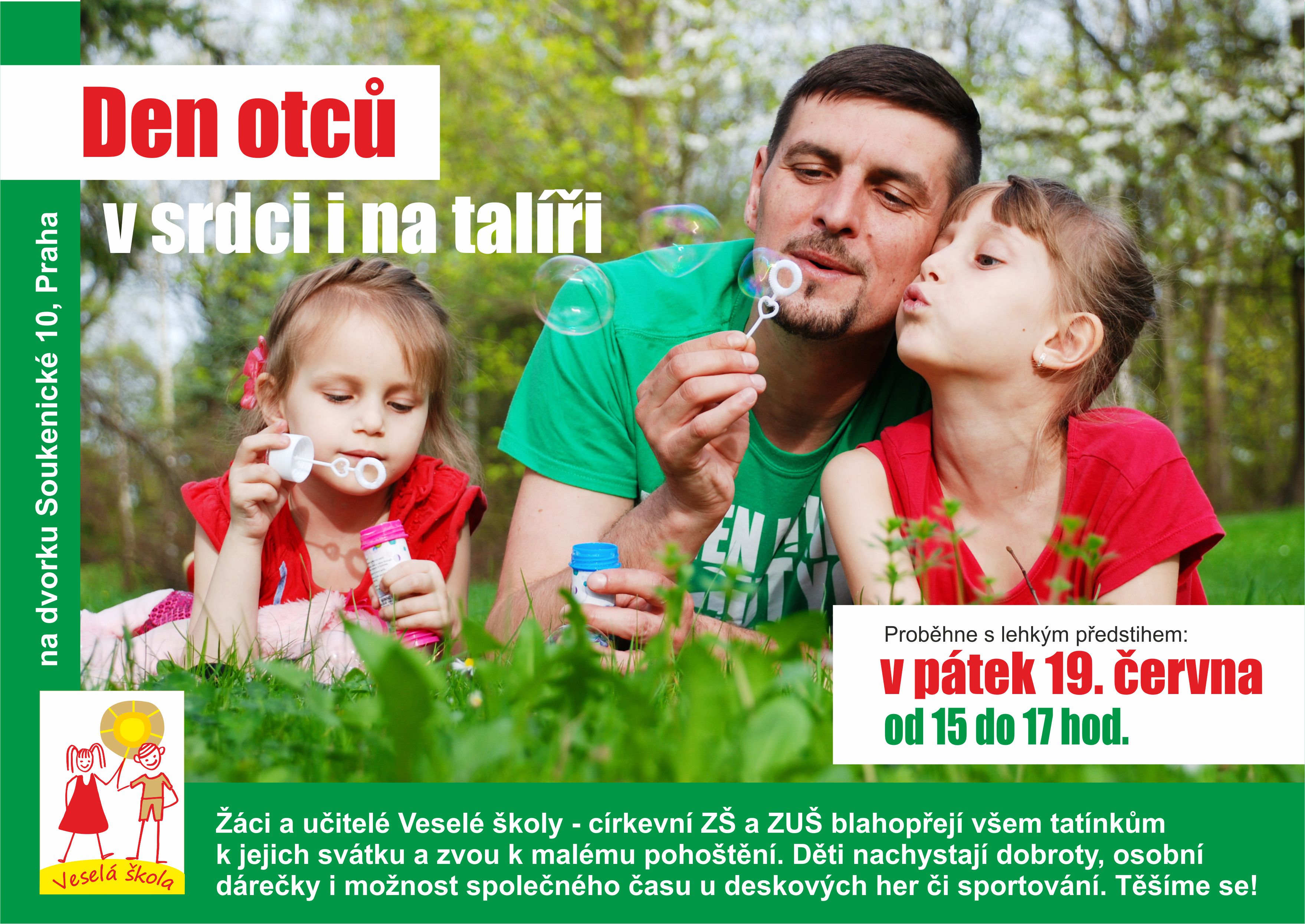 Den otců - v srdci i na talíři